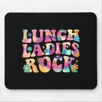 Lunch Ladies Rock Tie Dye Cafeteria Crew Groovy La