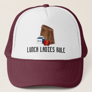 Lunch Ladies Rule School Cafeteria Worker Teacher Trucker Hat