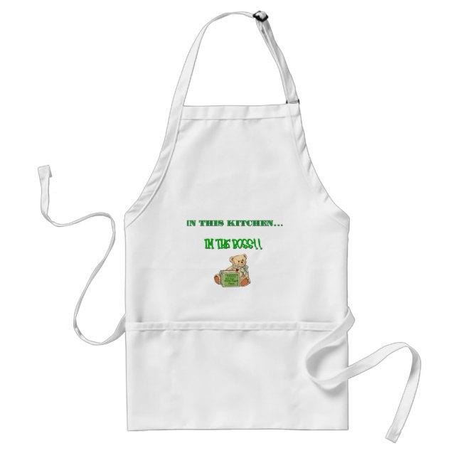 lunch lady adult apron (Front)