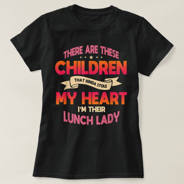 Lunch Lady Cafeteria Crew School Kitchen Staff Foo T-Shirt (Design Front)