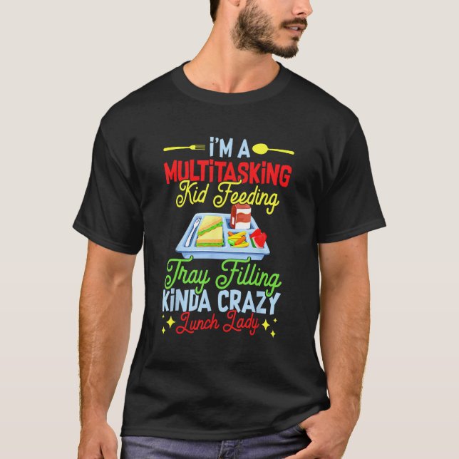 Lunch Lady Cute Cafeteria Worker Appreciation Lunc T-Shirt (Front)