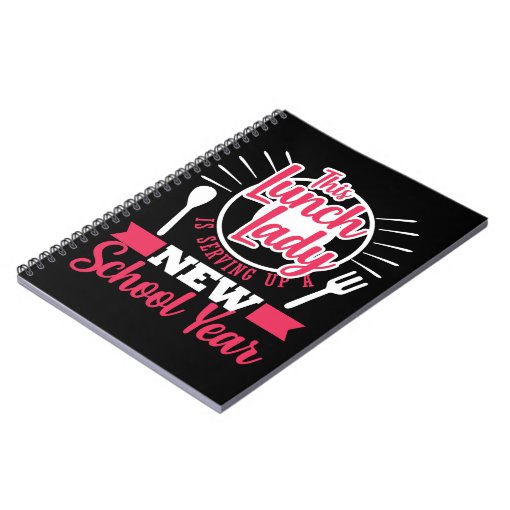 Lunch Lady Funny Back To School Cafeteria Worker Notebook Zazzle