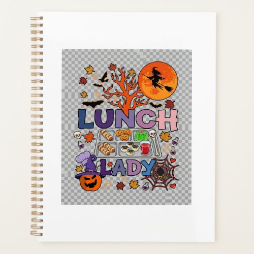Lunch Lady Halloween Witch Moon Pumpkin_1 Planner