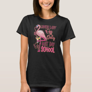 Lunch Lady Off Duty Last Day Of School Summer Brea T-Shirt