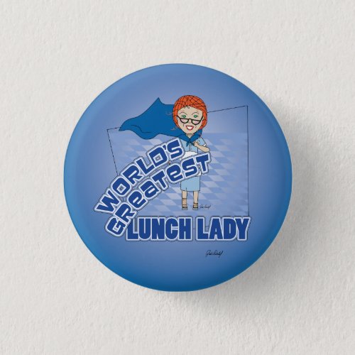 Lunch Lady Pinback Button
