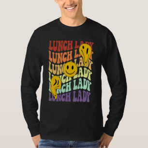 lunch lady retro smile face back to school Cafeter T-Shirt