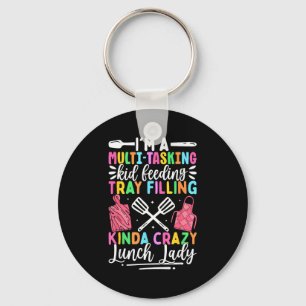 Lunch Lady School Aide Appreciation Cafeteria Ista Keychain