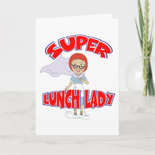 Lunch Lady _ Super Lunch Lady Thank You Card