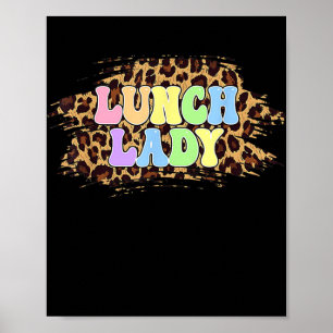Lunch Lady Teacher Funny Easter Day Lunch Lady Poster