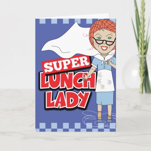 Lunch Lady Thank You Card