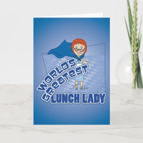 Lunch Lady Thank You Card