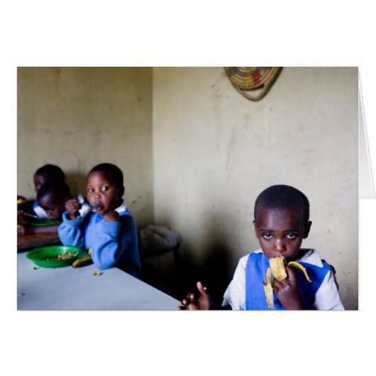 Lunch, Saidia Orphanage Cards (Front Horizontal)