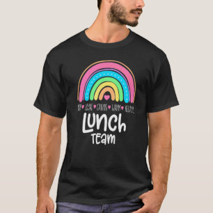 Lunch Team Group Leopard Matching School Spirit Da T-Shirt