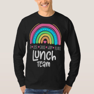 Lunch Team Group Leopard Matching School Spirit Da T-Shirt