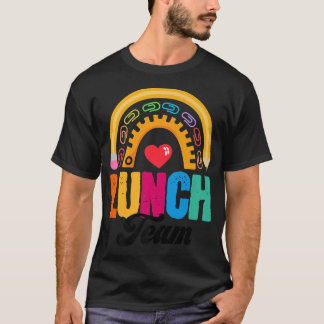 Lunch Team Group Leopard Matching School Spirit Da T-Shirt
