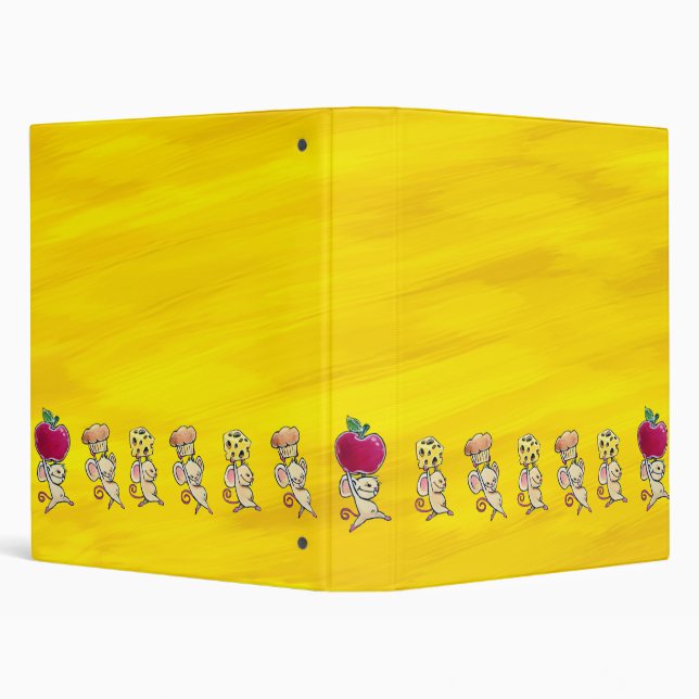 Lunch Time Mice Avery Binder (Background)