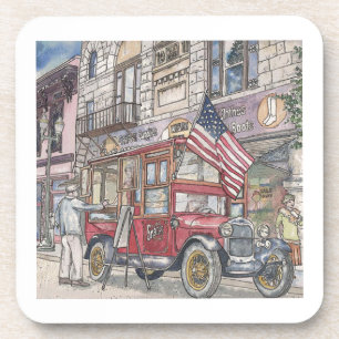 Lunch Wagon Beverage Coaster