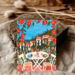 Lunch with A View Countryside Gouache Painting  Postcard<br><div class="desc">Customize this card by adding your own text to the front or back side by clicking "edit" above. Check my shop for more colors and designs or let me know if you'd like something custom. Thanks for shopping with me!</div>