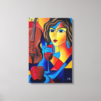 Lunch with Colors Canvas Print