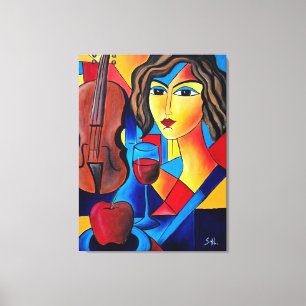 Lunch with Colors Canvas Print