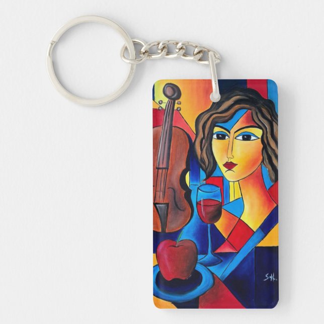 Lunch with Colors Keychain (Front)