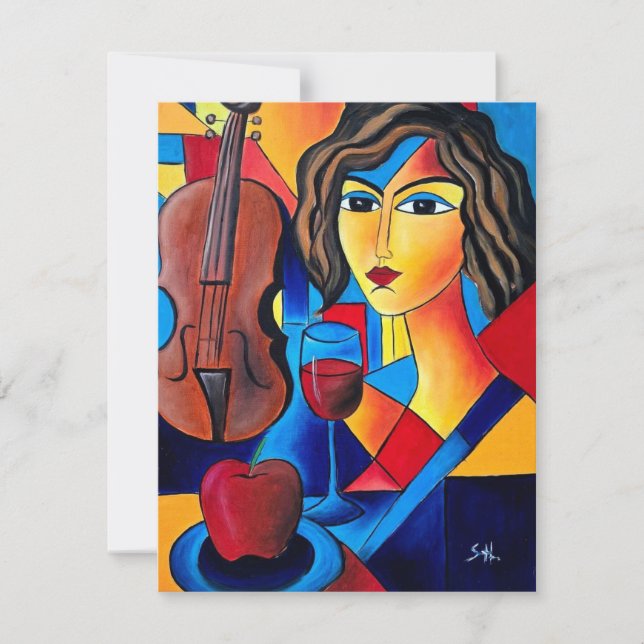 Lunch with Colors Note Card (Front)