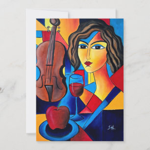 Lunch with Colors Thank You Card