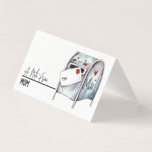 Lunchbox Notes Personalized with Your Name Business Card (Front)