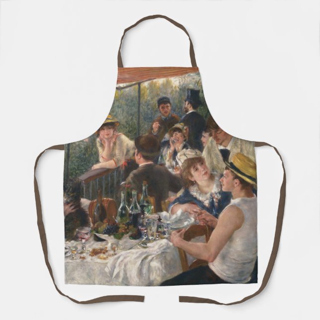 Luncheon Boating Party - Renoir Painting Apron (Front)