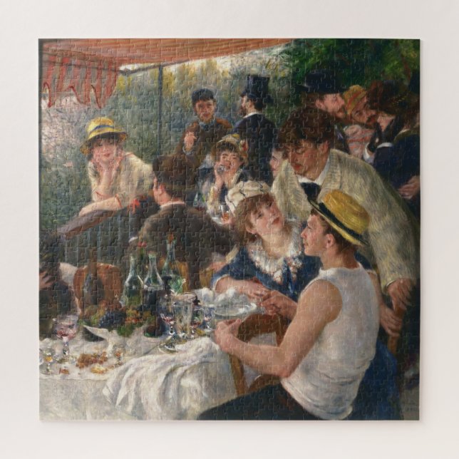 Luncheon Boating Party - Renoir Painting Jigsaw Puzzle (Vertical)