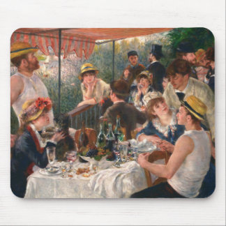 Luncheon Boating Party - Renoir Painting Mouse Pad