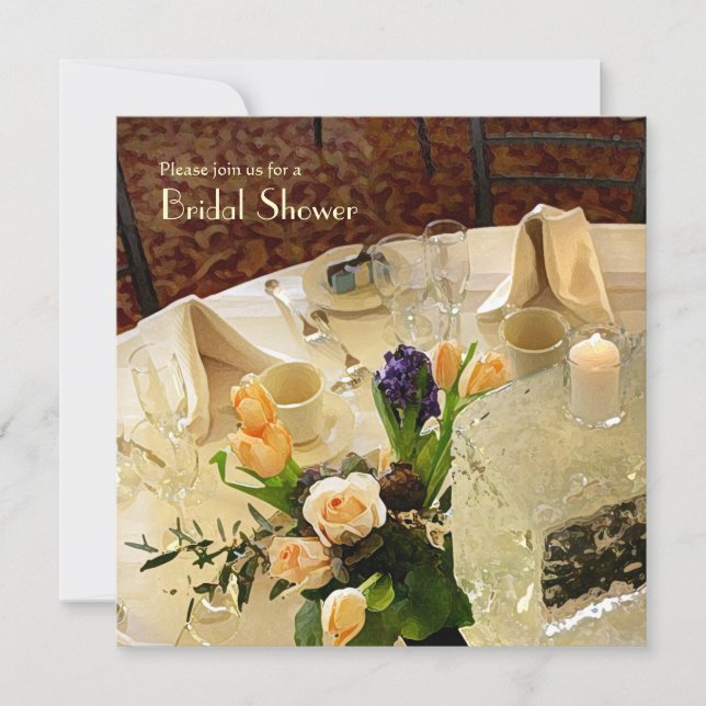 Luncheon Bridal Shower Invitation (Front)