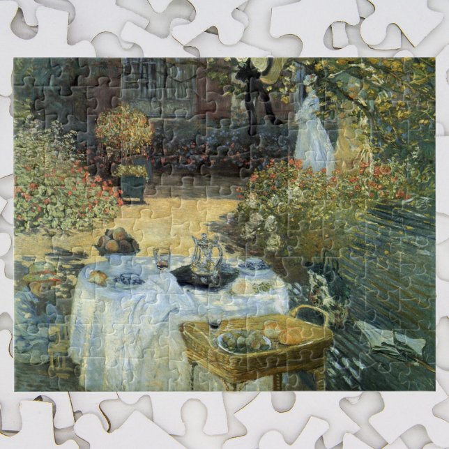 Luncheon by Claude Monet, Vintage Impressionism Jigsaw Puzzle (Creator Uploaded)