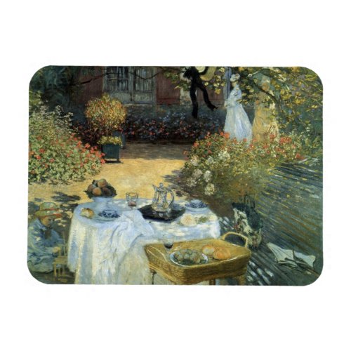 Luncheon by Claude Monet Vintage Impressionism Magnet