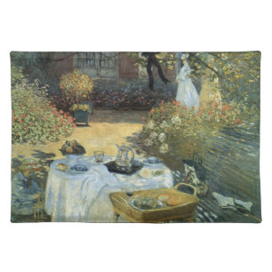 Luncheon by Claude Monet, Vintage Impressionism Placemat