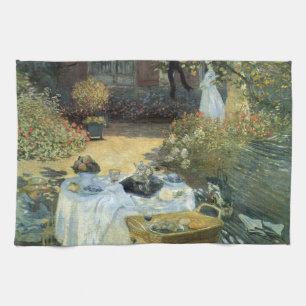 Luncheon by Claude Monet, Vintage Impressionism Towel