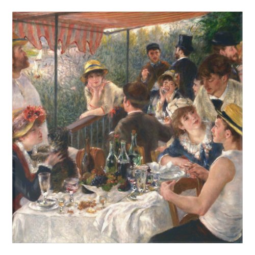 Luncheon Of Boating Party Pierre Auguste Renoir Acrylic Print