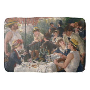 Luncheon of the Boating Party - Auguste Renoir Bath Mat