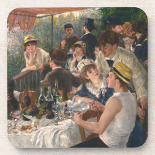Luncheon of the Boating Party - Auguste Renoir Beverage Coaster