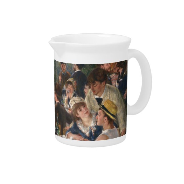 Luncheon of the Boating Party - Auguste Renoir Beverage Pitcher (Right)
