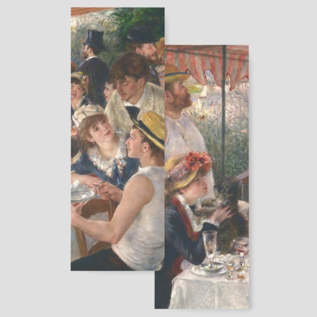 Luncheon of the Boating Party - Auguste Renoir Bookmarks (Front & Back)