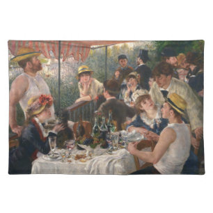 Luncheon of the Boating Party - Auguste Renoir Cloth Placemat