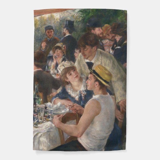Luncheon of the Boating Party - Auguste Renoir Garden Flag (Front)