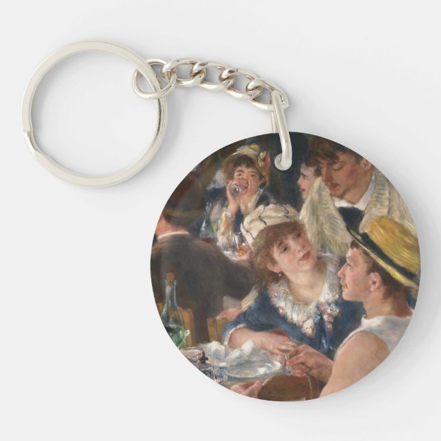 Luncheon of the Boating Party - Auguste Renoir Keychain (Front)