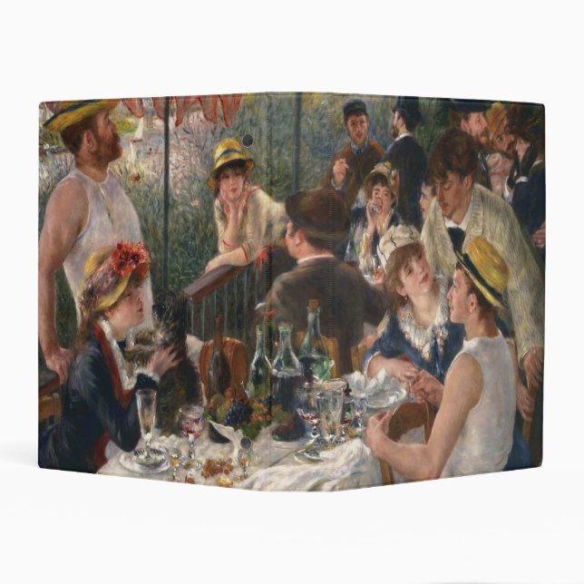 Luncheon of the Boating Party - Auguste Renoir Mini Binder (Background)