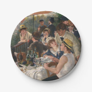 Luncheon of the Boating Party - Auguste Renoir Paper Plates