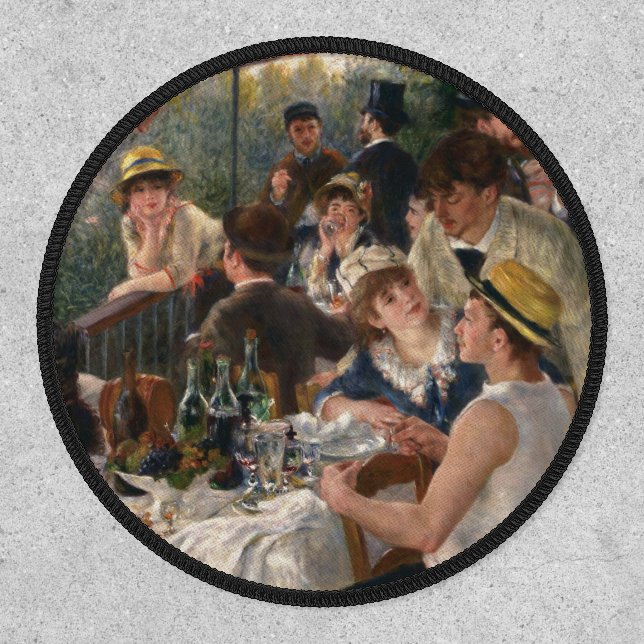 Luncheon of the Boating Party - Auguste Renoir Patch (Front)