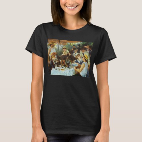 Luncheon of the Boating Party by Pierre Renoir T_Shirt