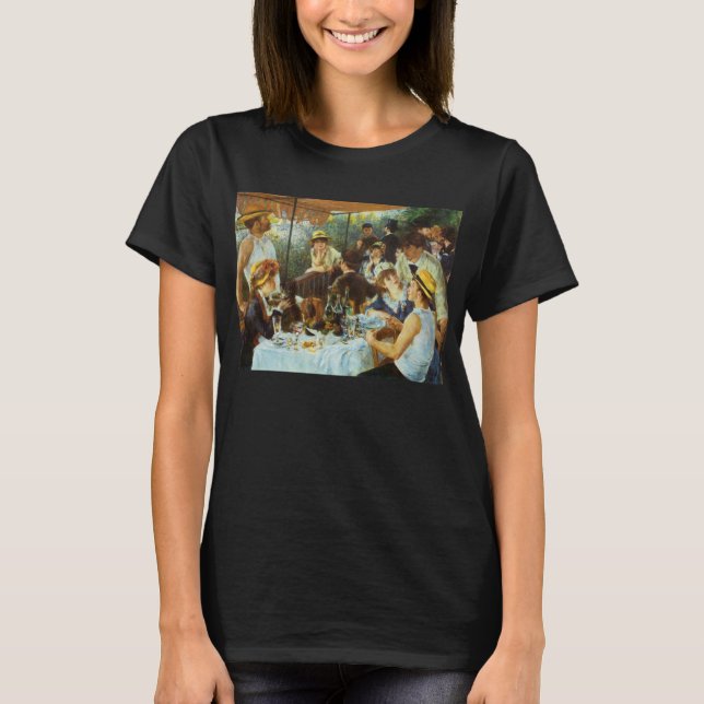 Luncheon of the Boating Party by Pierre Renoir T-Shirt (Front)