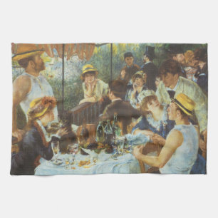 Luncheon of the Boating Party by Pierre Renoir Towel